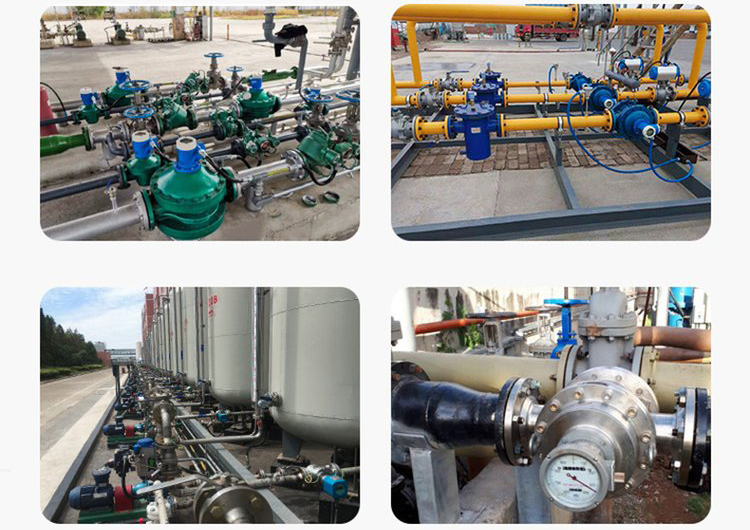 防腐型容積式流量計(jì)現(xiàn)場安裝使用圖